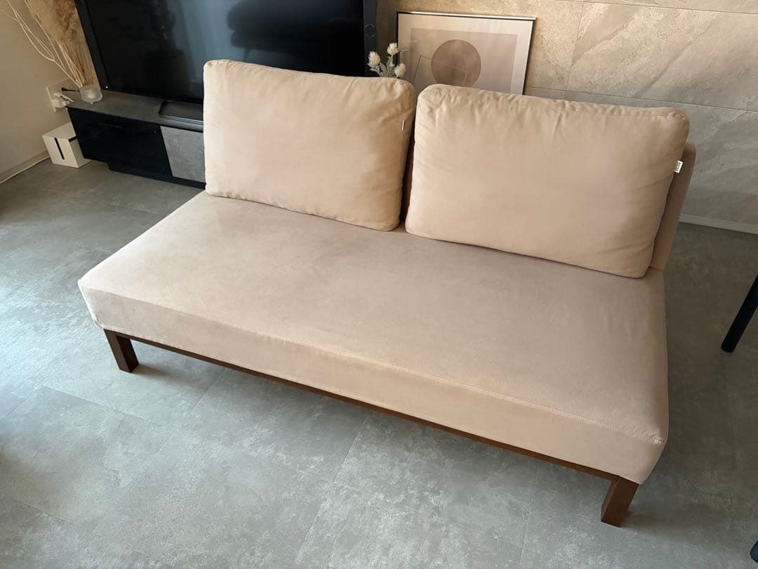 美品　NOYES ソファ　グレイッシュベージュ