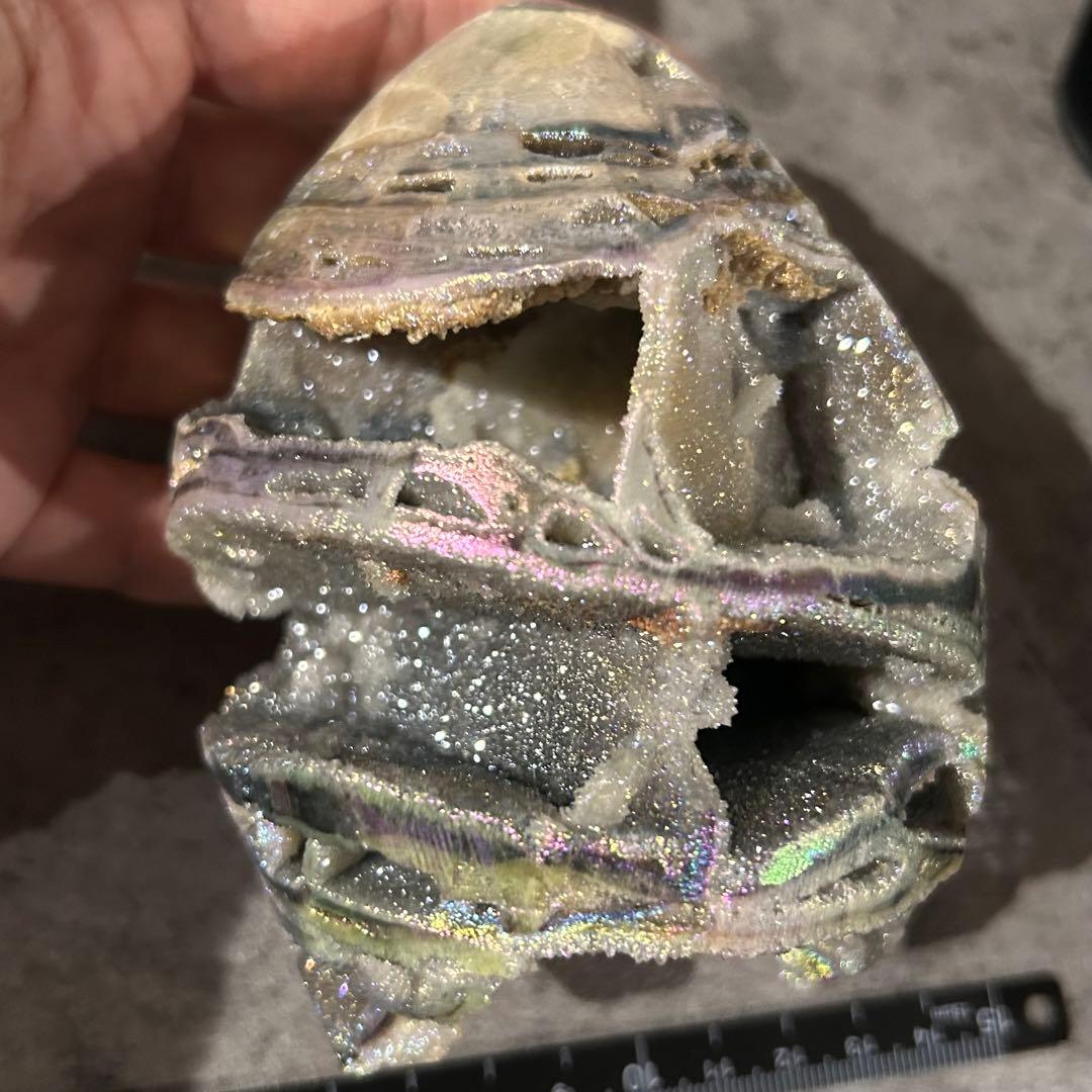 ⭐︎天然石　スファレライト　オーラ　卵