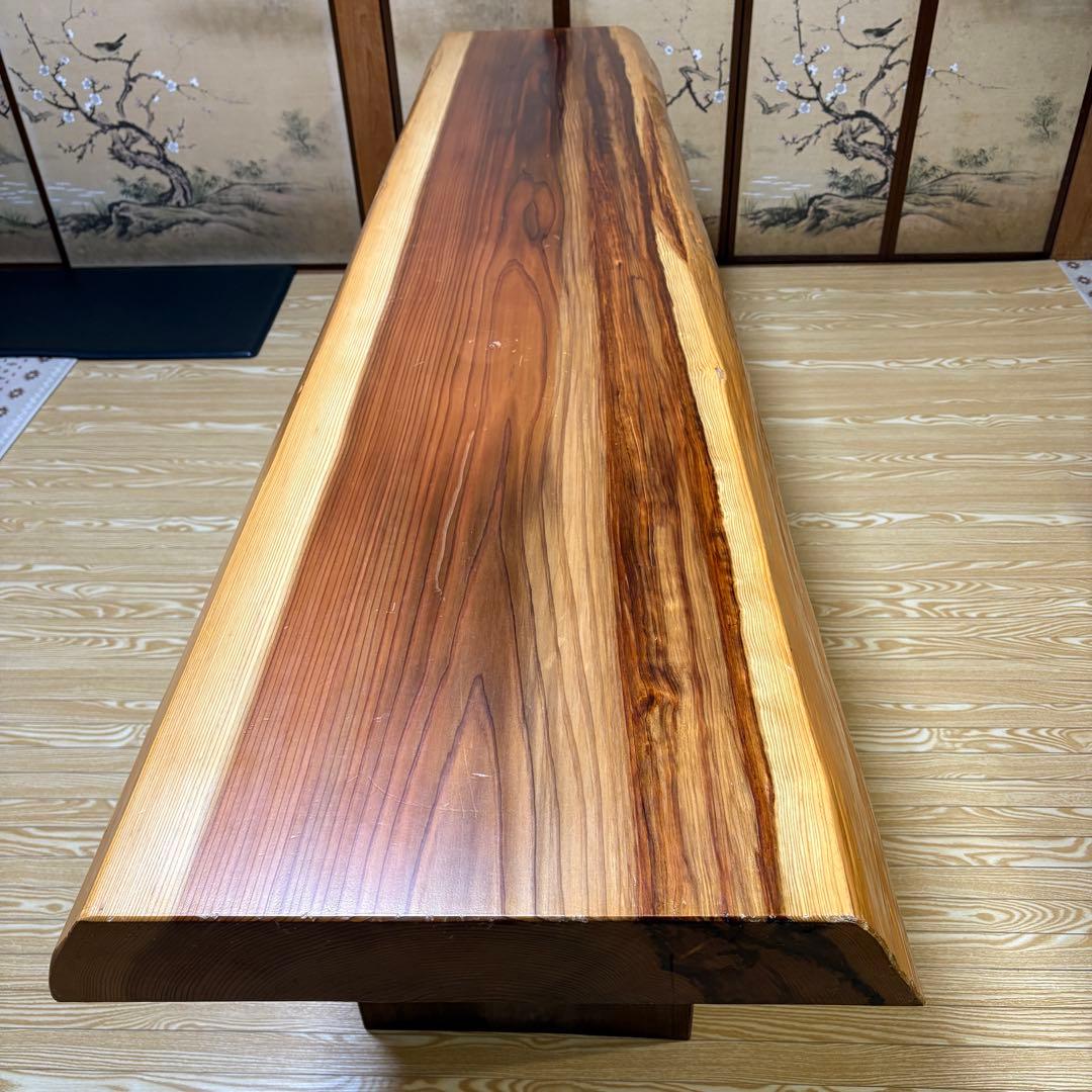 一枚板　テーブル　無垢材　杉