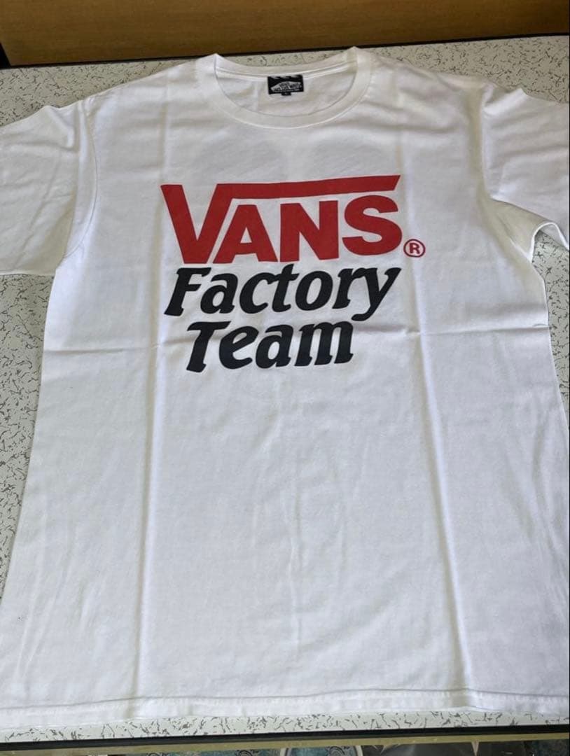 VANS Factory Team Tシャツ L ホワイト HERO キムタク着