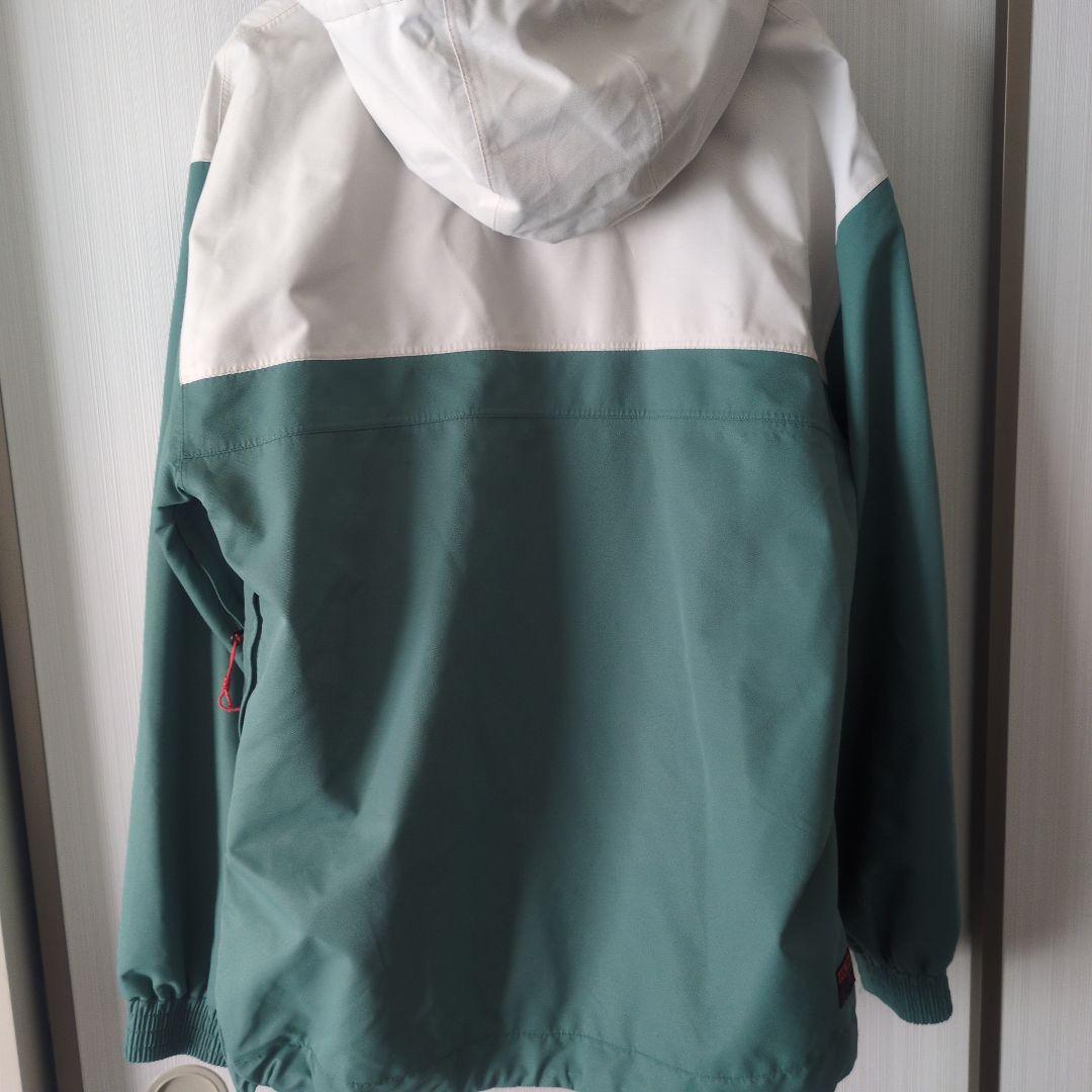 VOLCOM フード付きジャケット L グリーン/ホワイト