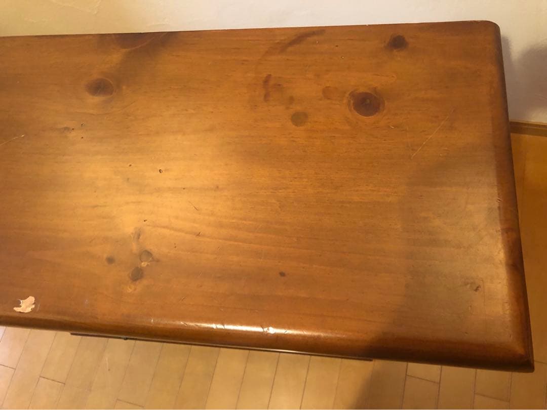 アクタス　スペイン家具　パイン材　タイル　チェスト　箪笥　アンティーク