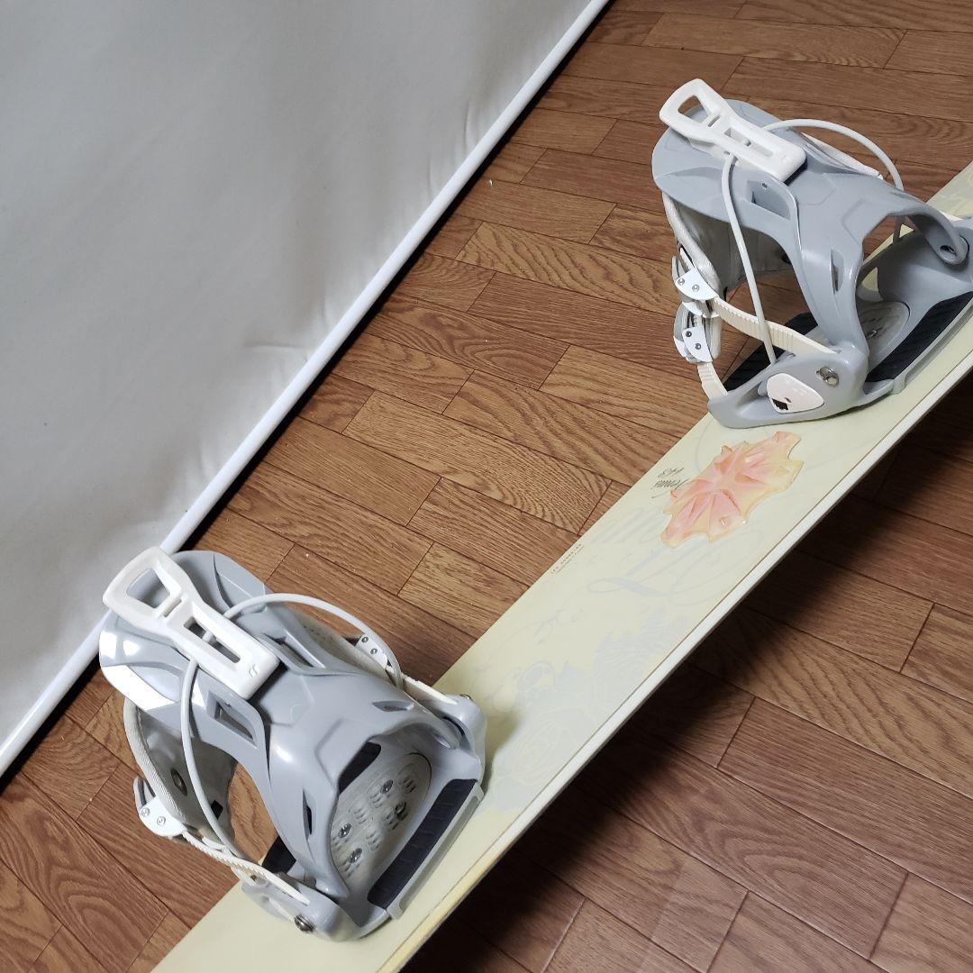 FLOW 143cm リアエントリー スノーボードセット