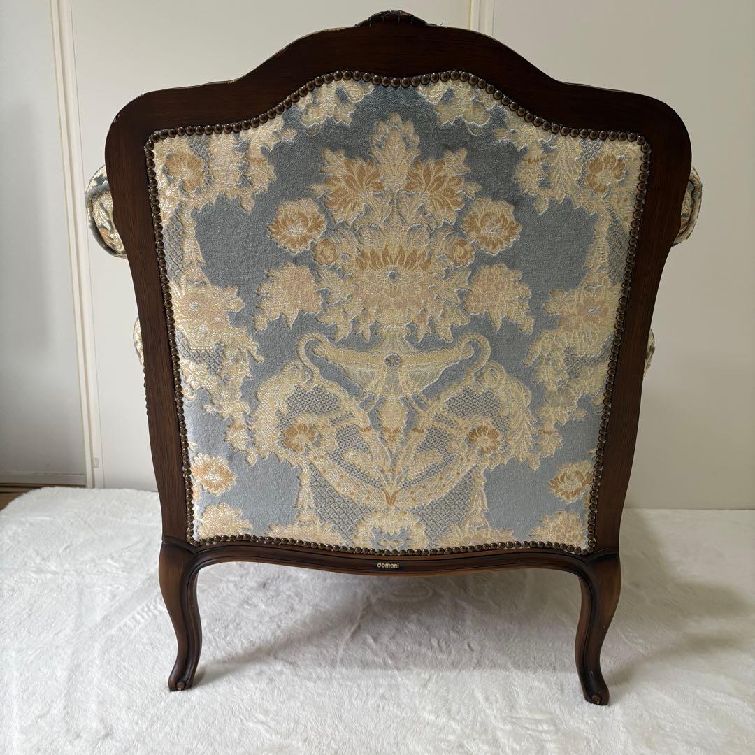 【高級家具】カリモク domani（ドマーニ） シングルソファ／Louis XV