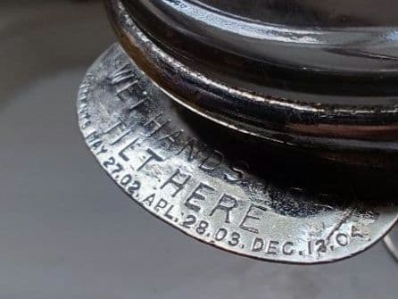 1900年代？ ガラス製 ソープディスペンサー