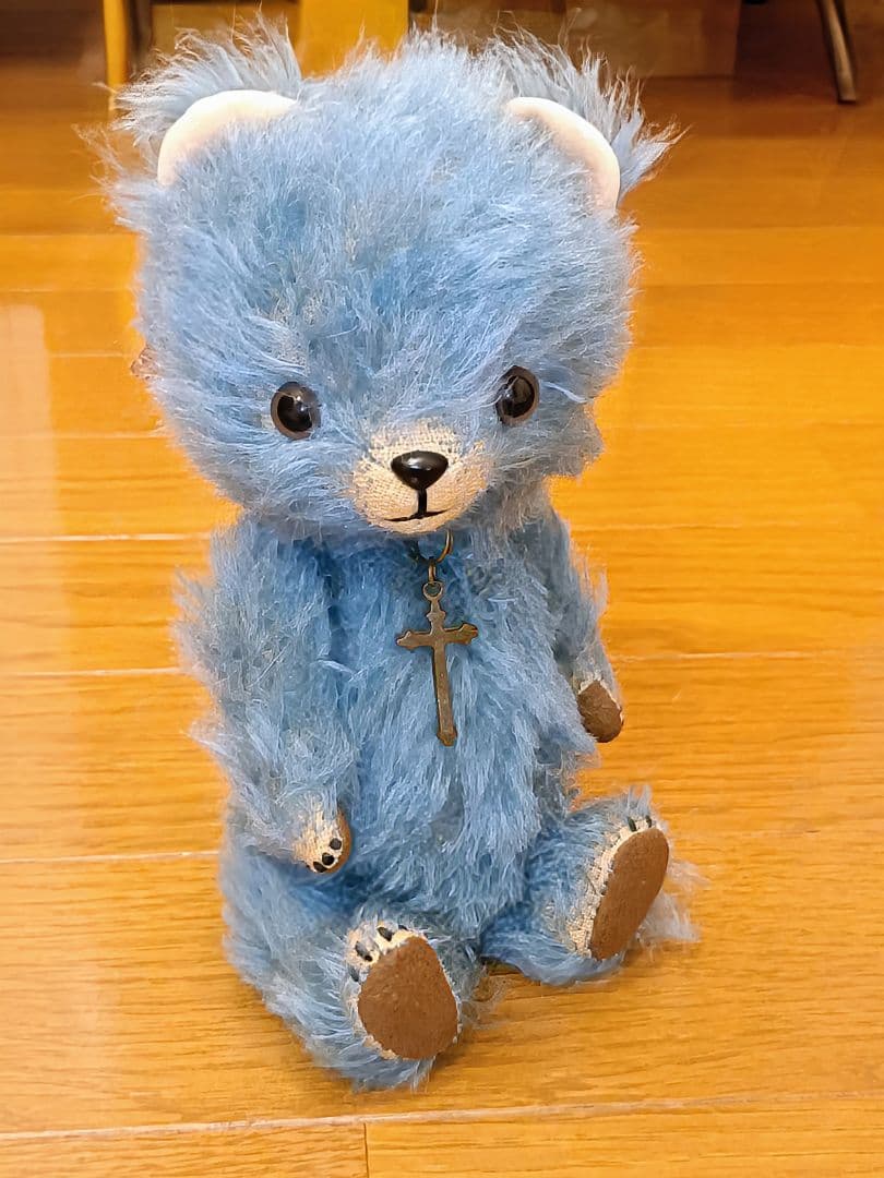 ✨希少✨海外作家の青いテディベア