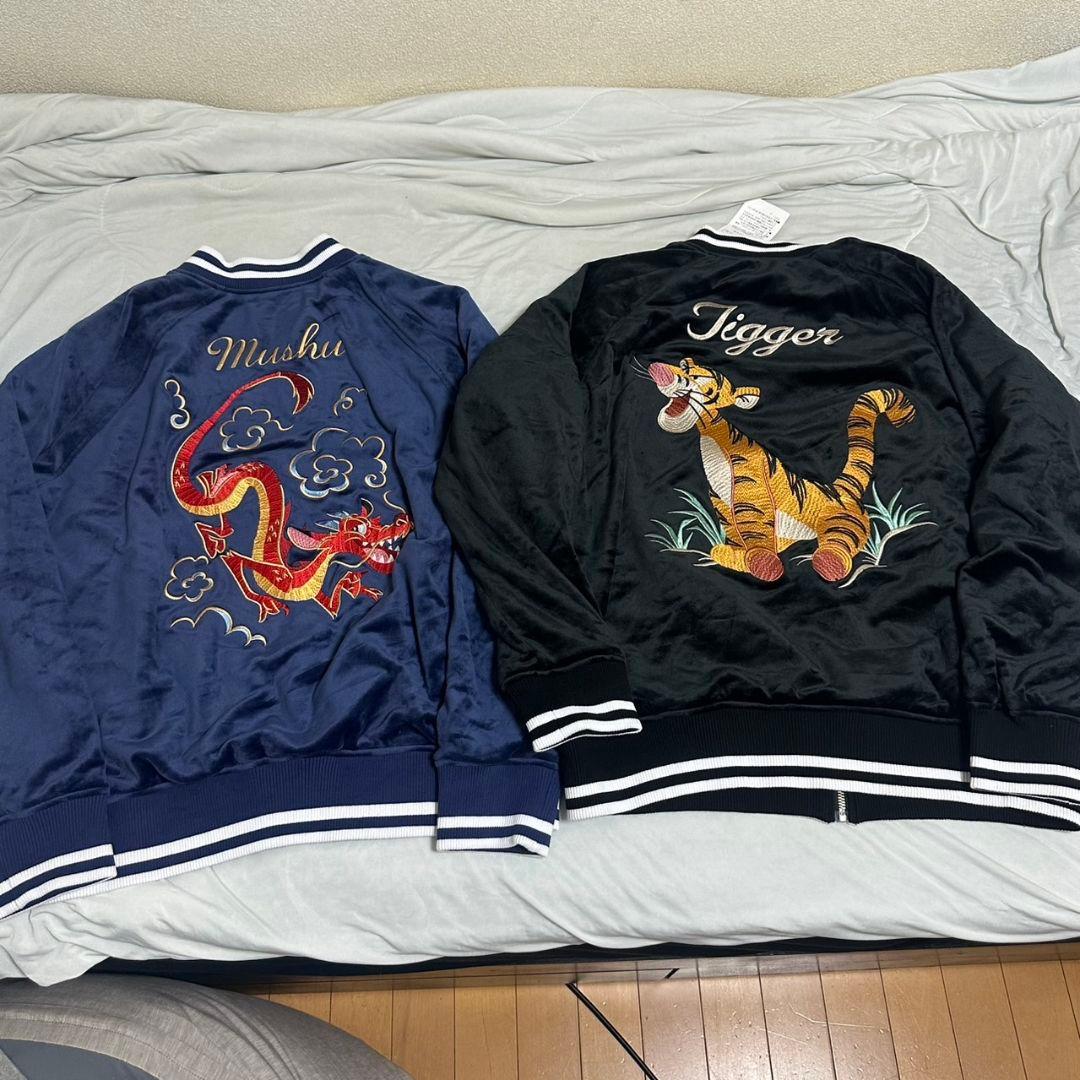 新品未使用　Disney スカジャン　別珍　ベロア　2点セット