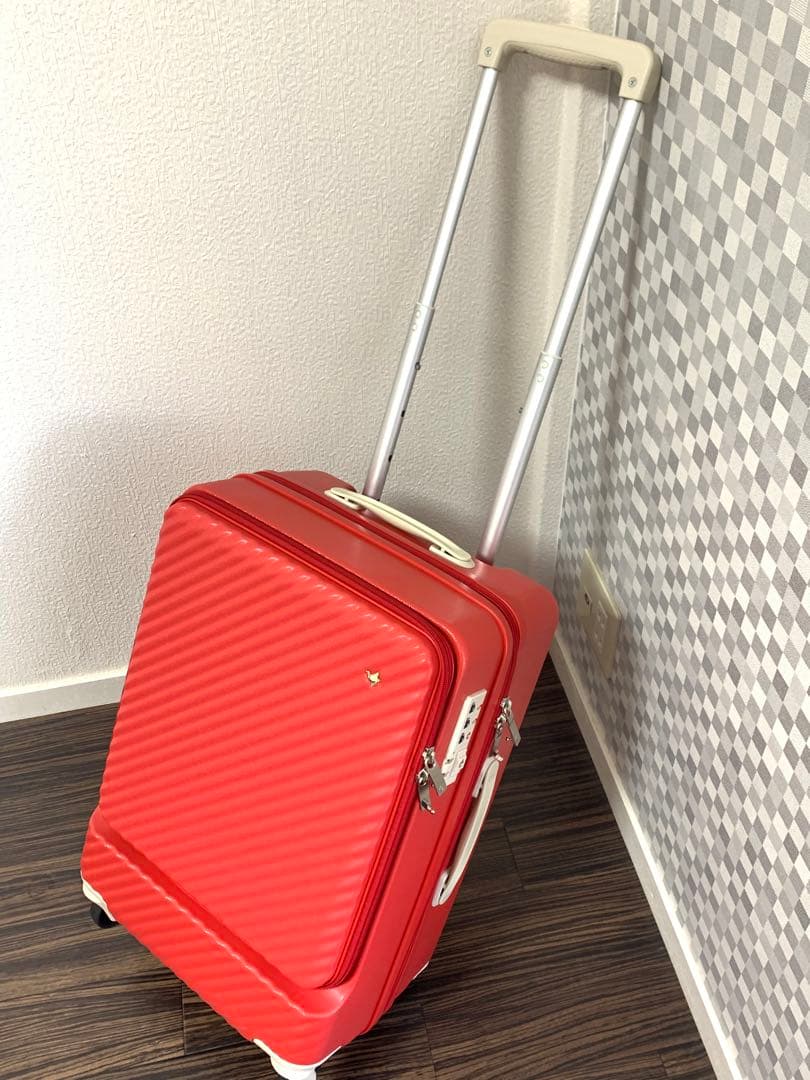HaNT ハント ace エース 34L スーツケース アネモネレッド