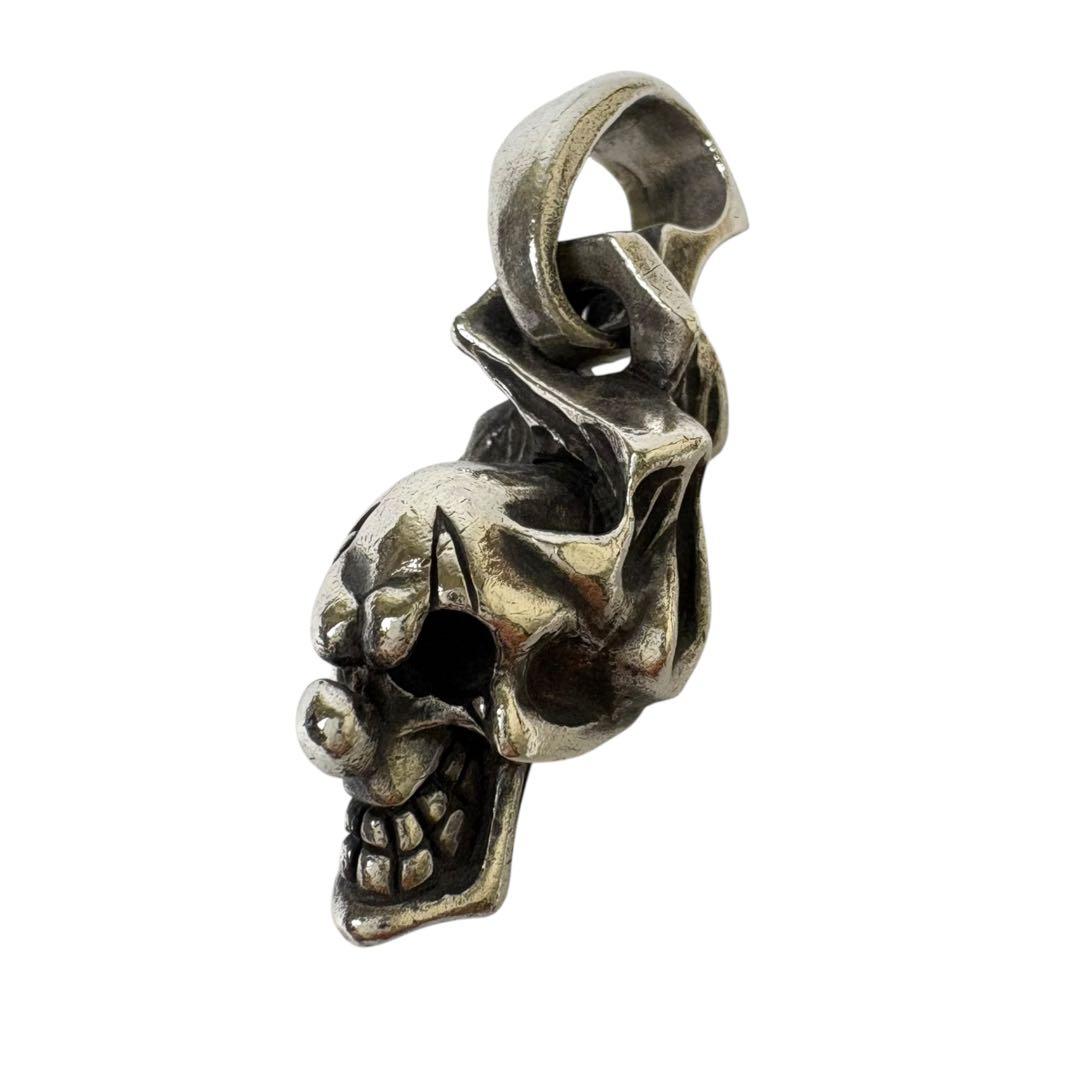 F.A.L ピエロ　スカル　ペンダント　シルバー925ネックレス　レア