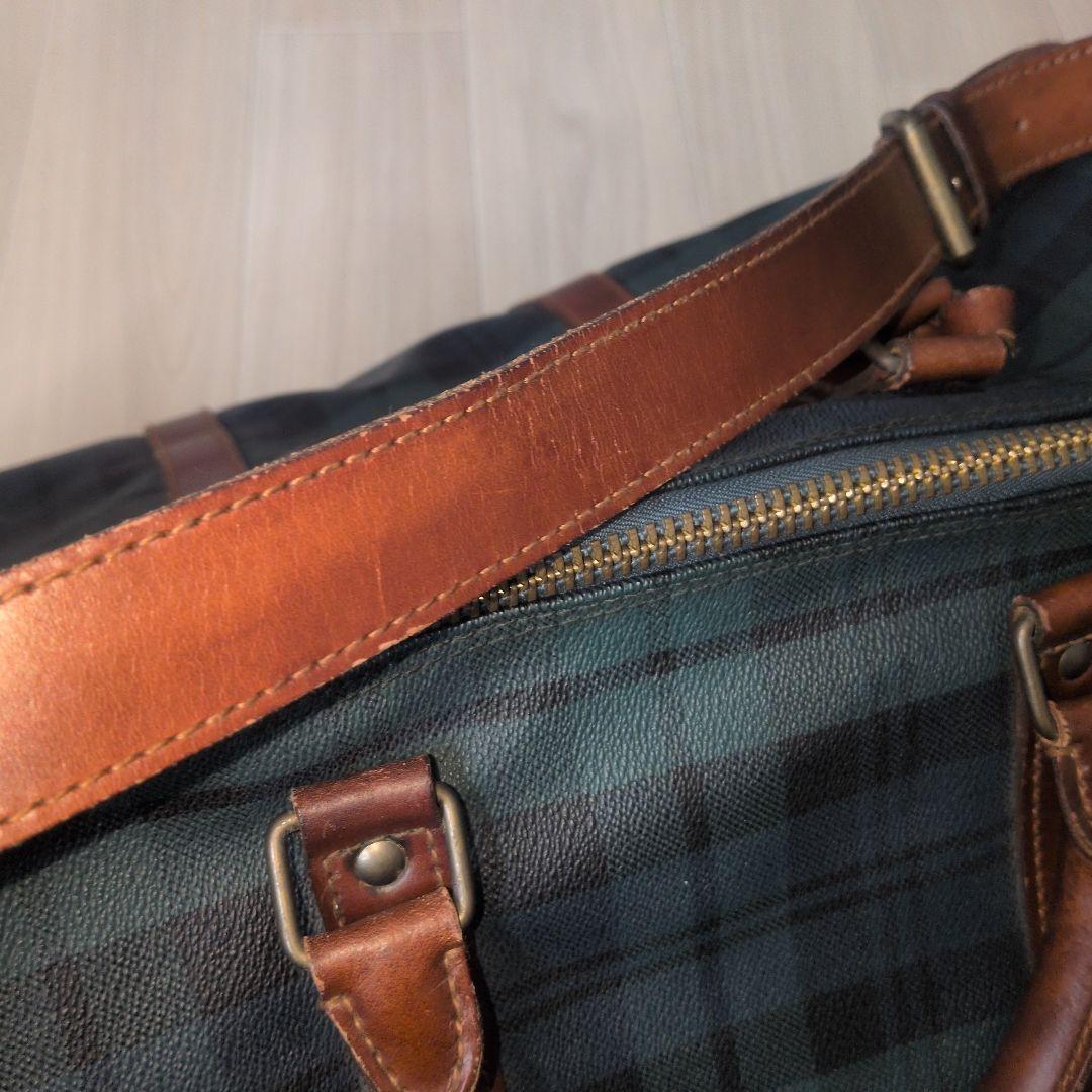 ラルフローレン ポロ チェック ボストンバッグ ショルダーバッグ