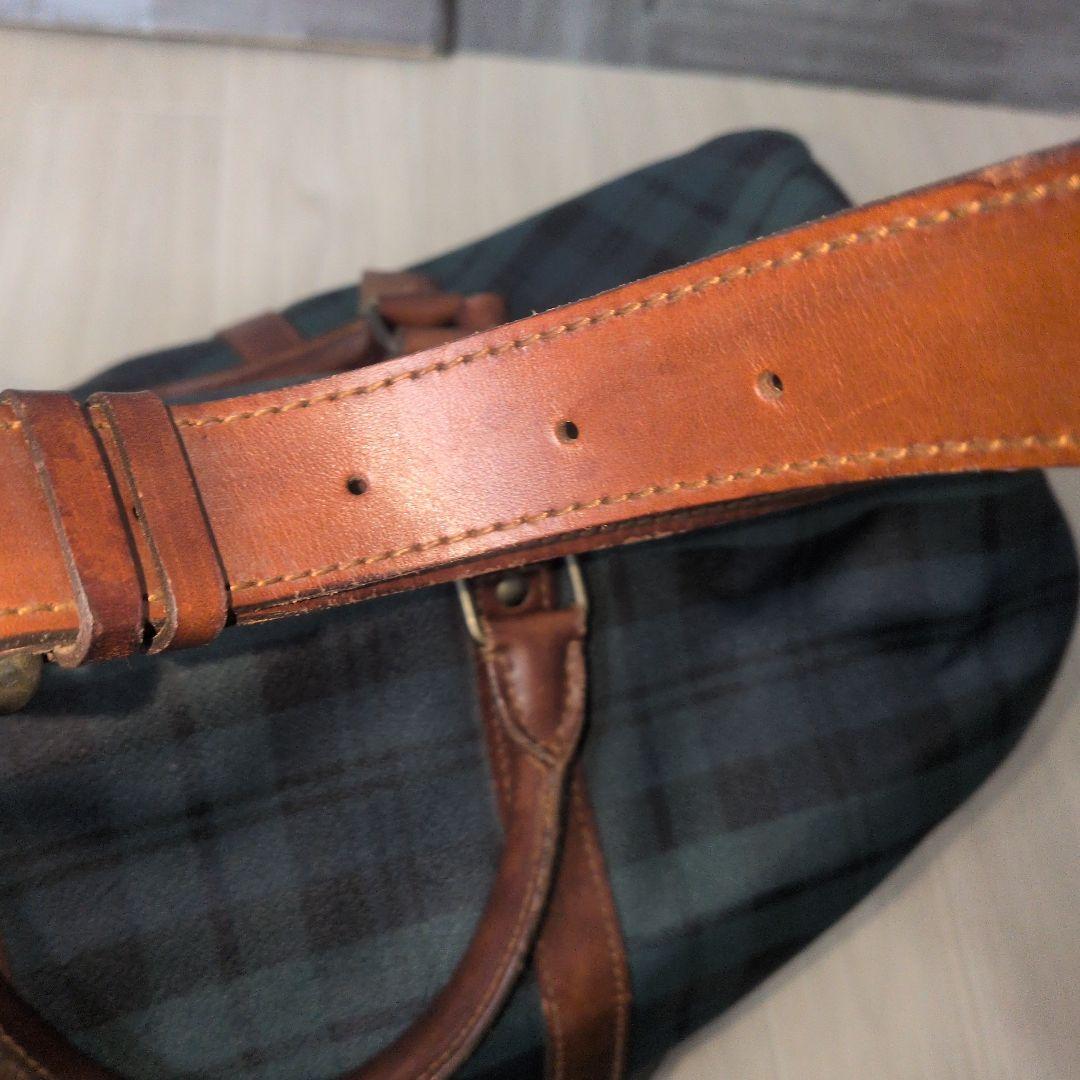 ラルフローレン ポロ チェック ボストンバッグ ショルダーバッグ