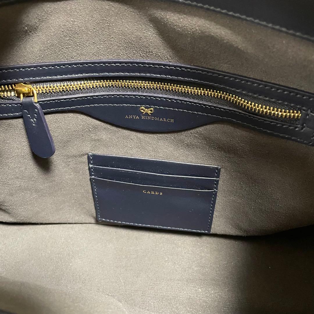 し*ぬ様 アニヤハインドマーチ　トートバッグ　ブラック系