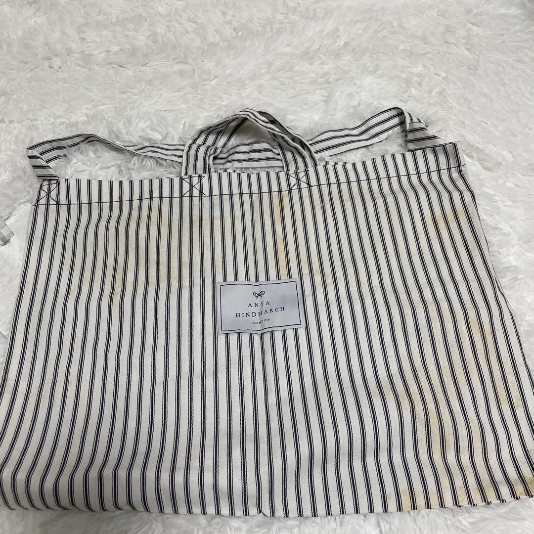 し*ぬ様 アニヤハインドマーチ　トートバッグ　ブラック系