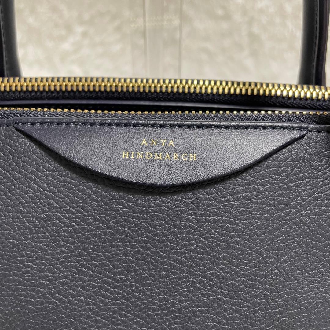 し*ぬ様 アニヤハインドマーチ　トートバッグ　ブラック系