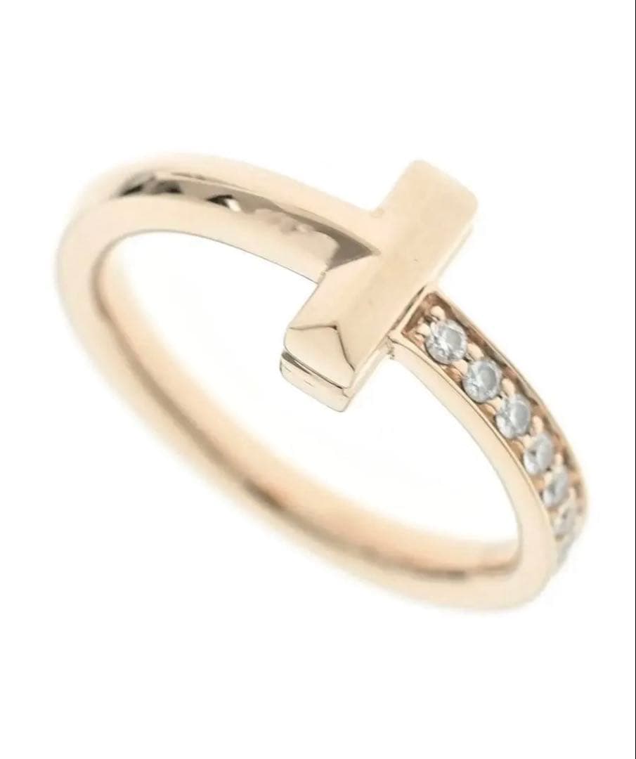 Tiffany & Co. ティファニー　Tワンリング　8号【新品仕上げ済】