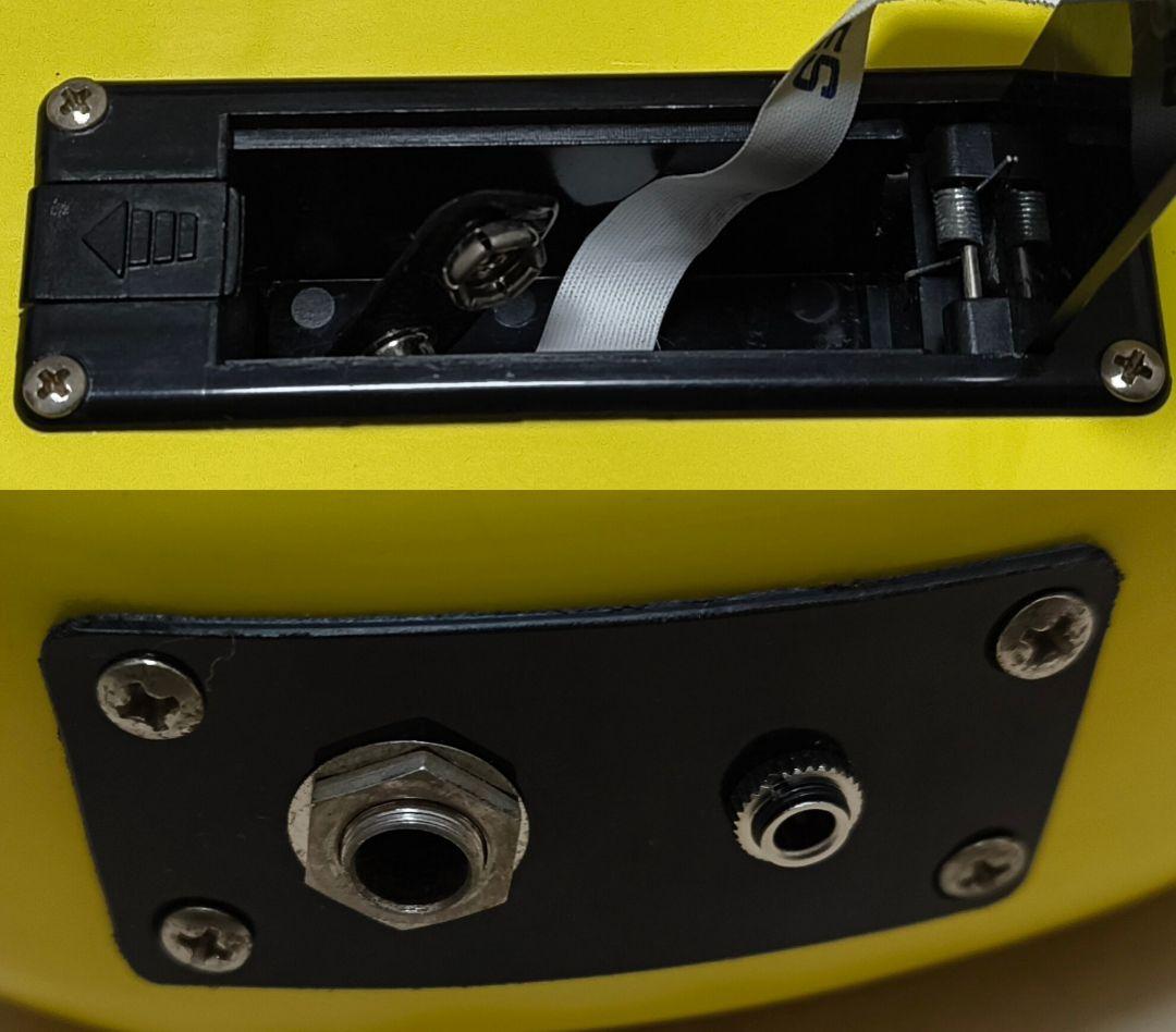 【美品】ZO-3 イエロー アンプ内蔵ミニギター 専用ケース付 ぞーさん