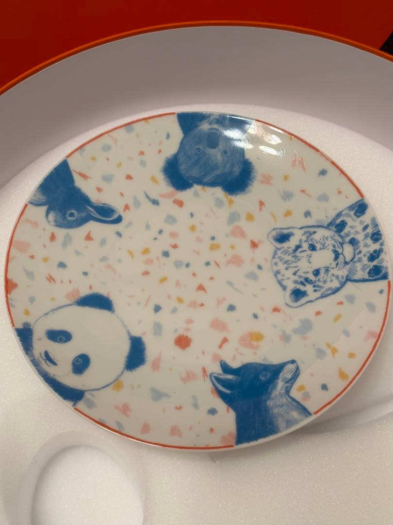 エルメスパンダ食器お皿カップ三点セット子供食器新品未使用