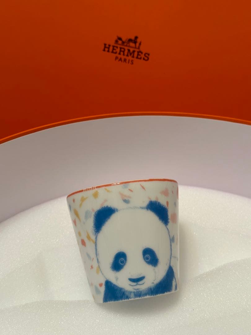 エルメスパンダ食器お皿カップ三点セット子供食器新品未使用