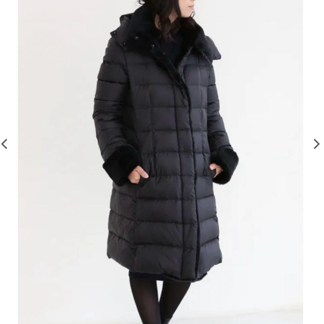 Ballsey ボールジィ　ライトダウンコンビ フーデットコート 36 黒