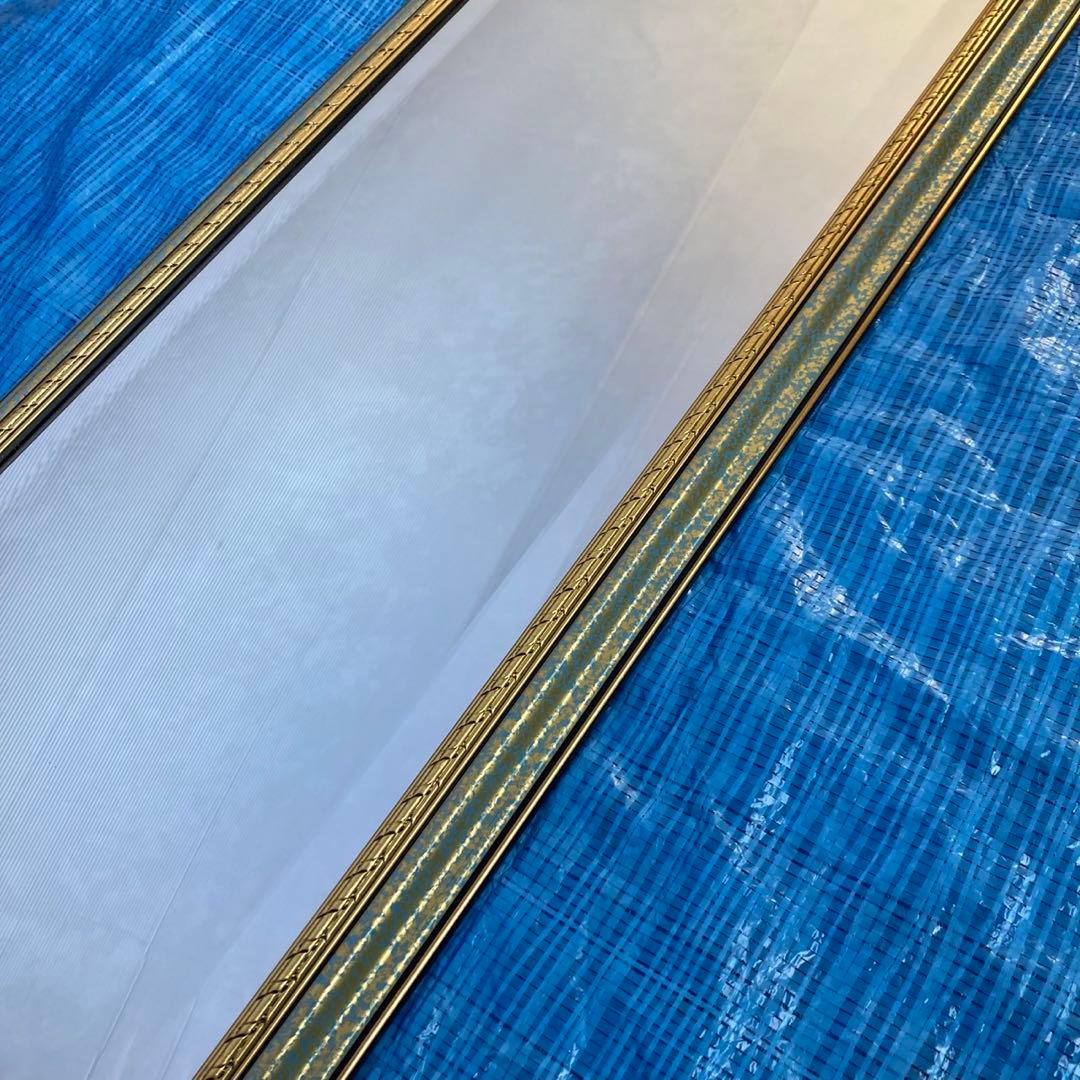 【美品】イタリア製　壁掛け鏡　八角形