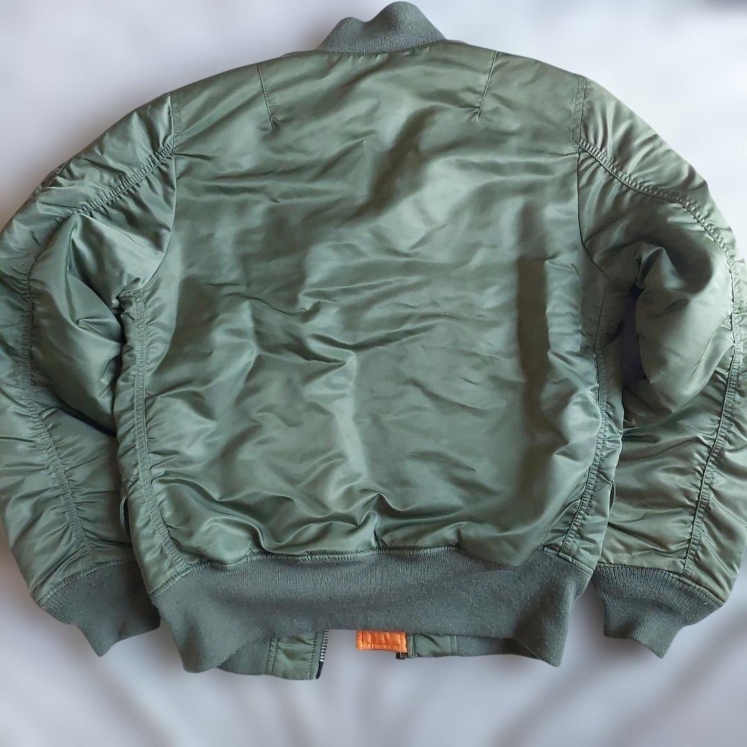 極美品 現行 ALPHA INDUSTRIES MA-1 フライトジャケット M