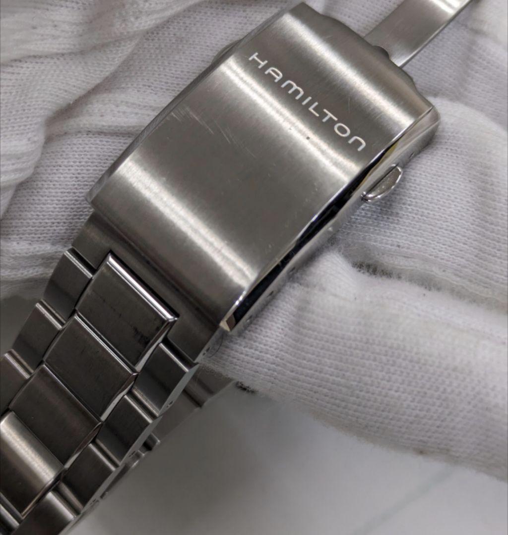 美品　ハミルトン H767140 カーキ アビエーション ワールドタイマークロノ