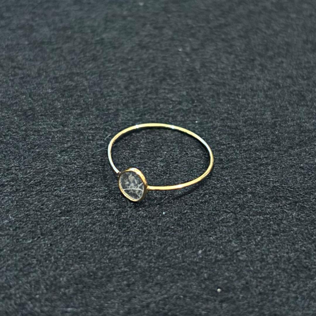 K18　スライスダイヤモンド　リング