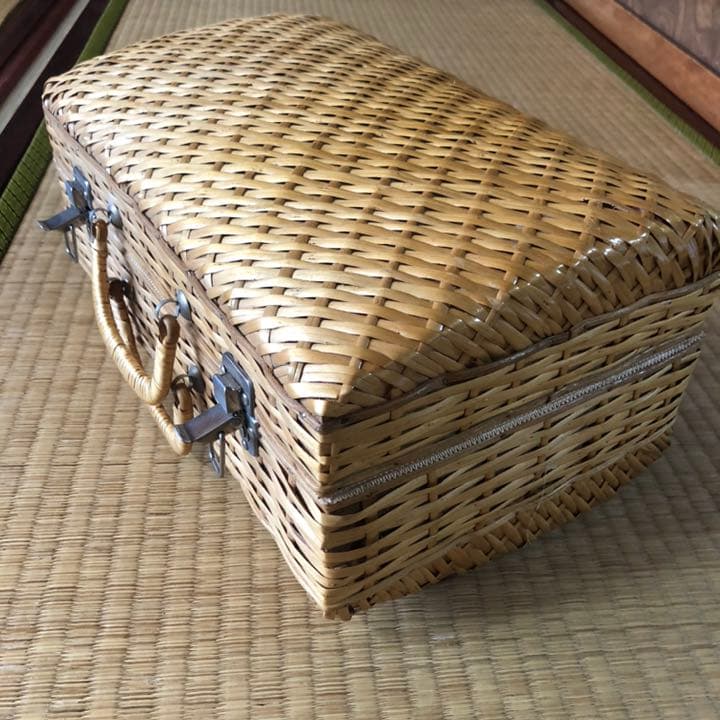籠　カバン　昭和レトロ　アンティーク