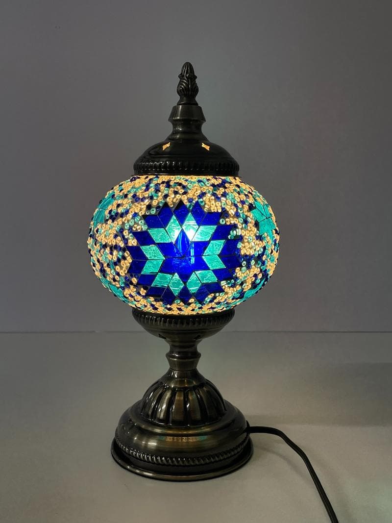 モザイクガラス テーブルランプ 卓上 LEDライト 照明器具 インテリア