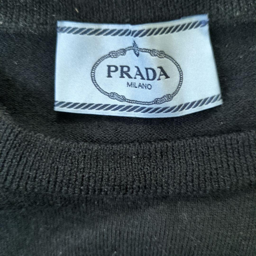 【再値下げ】PRADA 幾何学模様 長袖ニットセーター