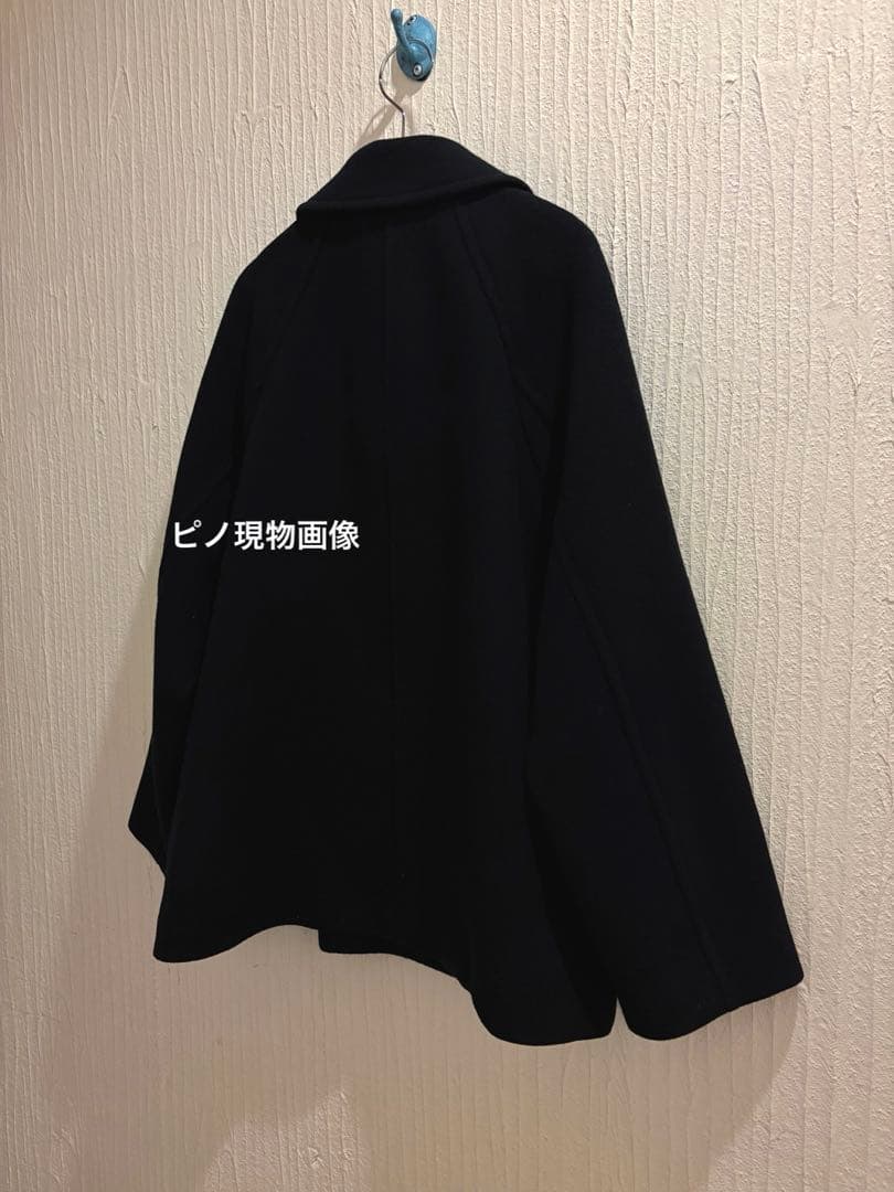 新品 黒38 大人気！S160スタンドカラーショートコート Spick＆Span
