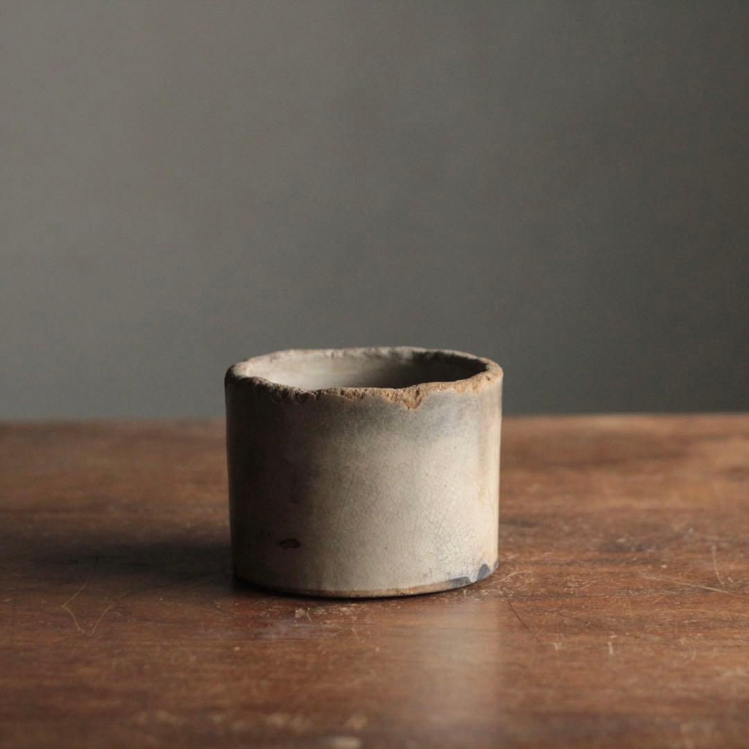 姿の佳い 瀬戸 火入 筒 オブジェ 古美術 古道具 アンティーク