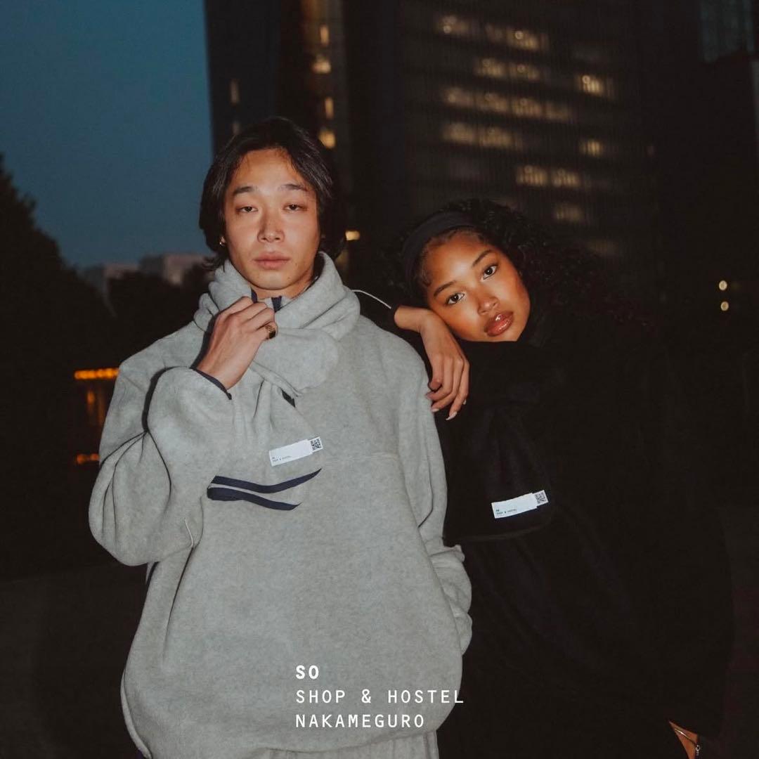 SO ORIGINAL FLEECE MUFFLER BLACK 黒 SFC