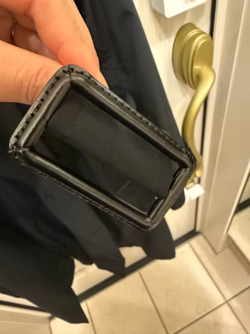 ES:S 撥水トレンチコート 黒　干場　サイズ0 着用数回
