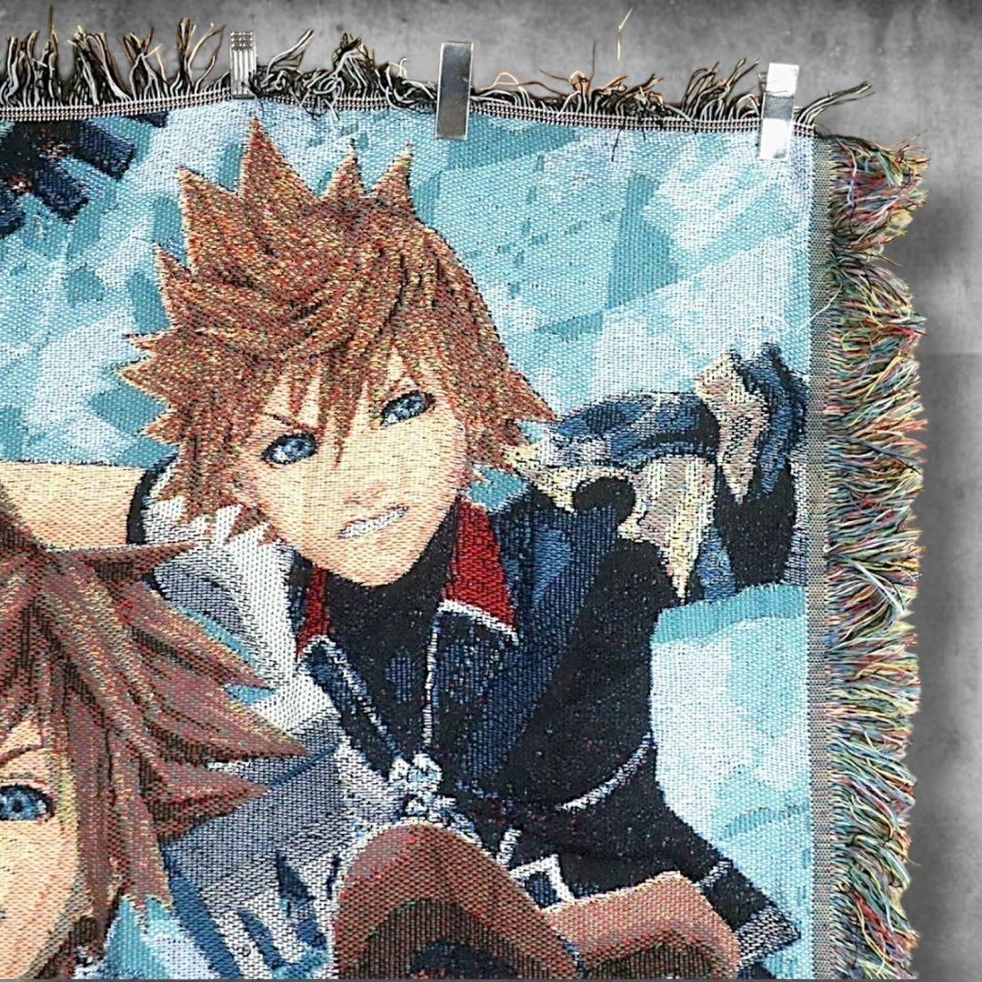 BOKE ゲーム ラグ タペストリー 古着 ディズニー キングダムハーツ ソラ