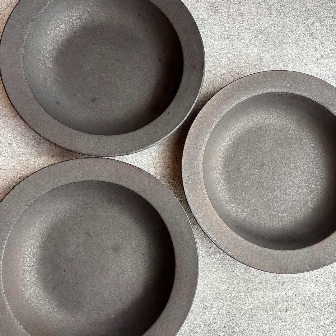 su-nao  スナオホーム リム深皿 3枚 松本圭嗣