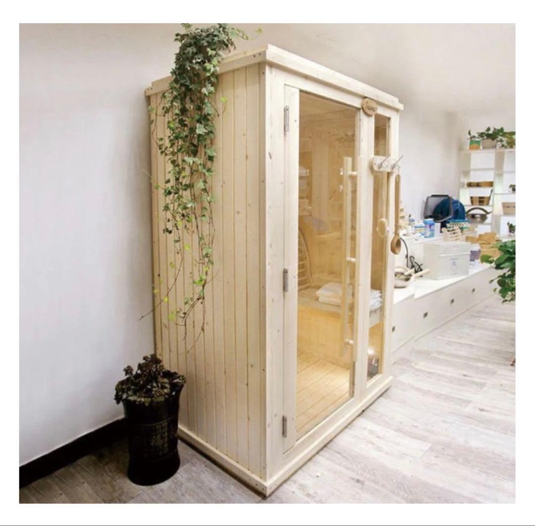 木製ホームサウナ ロウリュ可