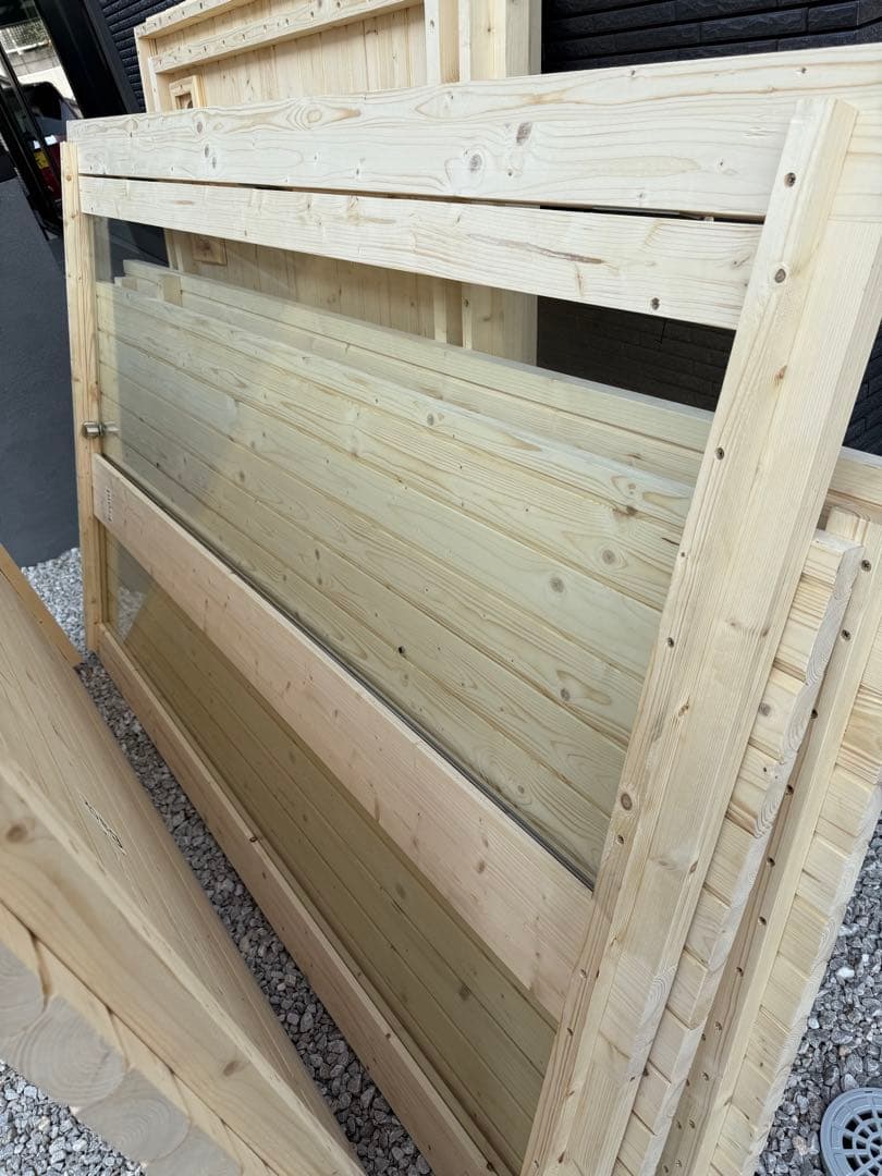 木製ホームサウナ ロウリュ可