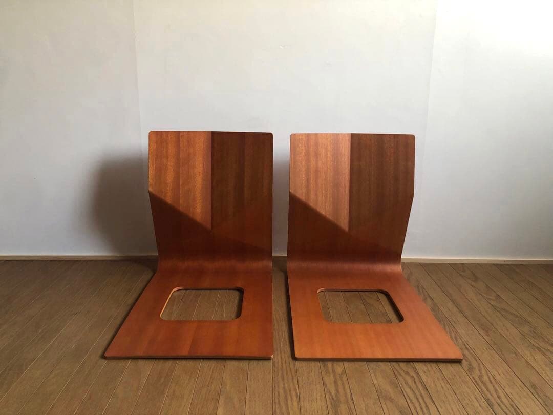 天童木工 プライウッド 座椅子 2脚セット 民芸 ジャパニーズモダン 古民家