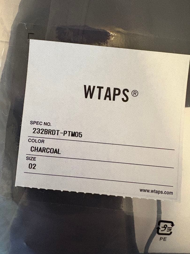 WTAPS23FW発売SPST2003/TROUSERS/NYLONチャコールM