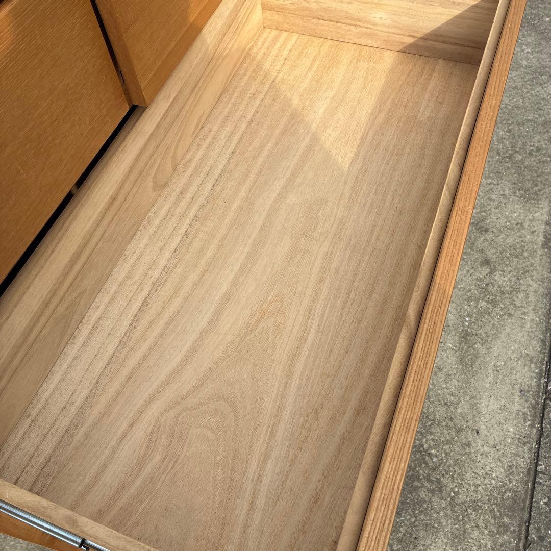 無印良品 タモ材6段チェスト