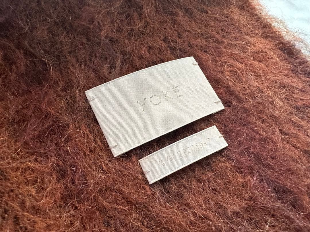 YOKE STILL JACQUARD LONG STOLE マフラー ストール