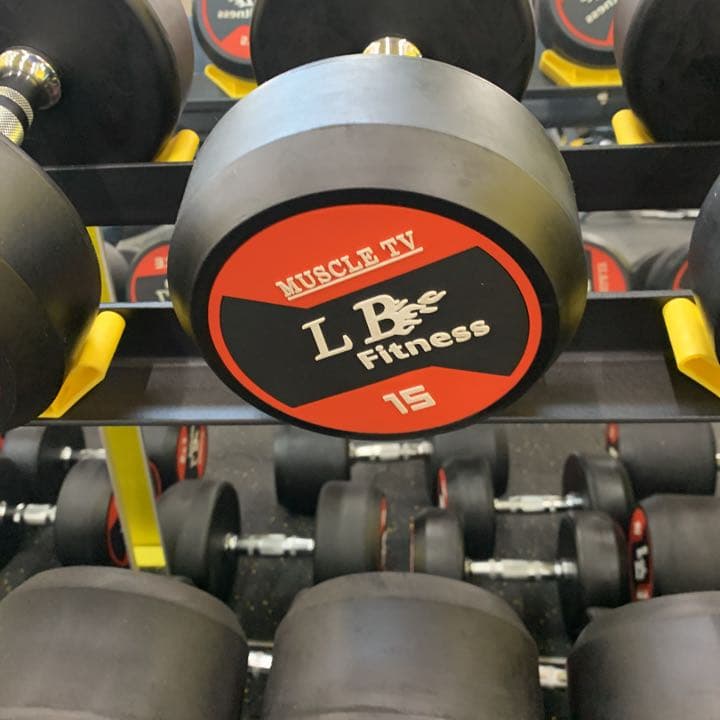 ラバーダンベル　55kg  ２個