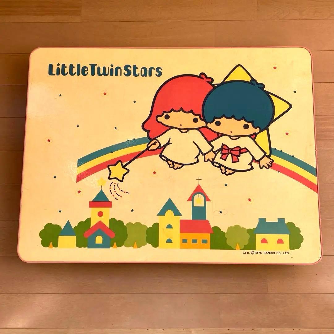 サンリオ リトルツインスターズ キキララ テーブル 昭和 50周年