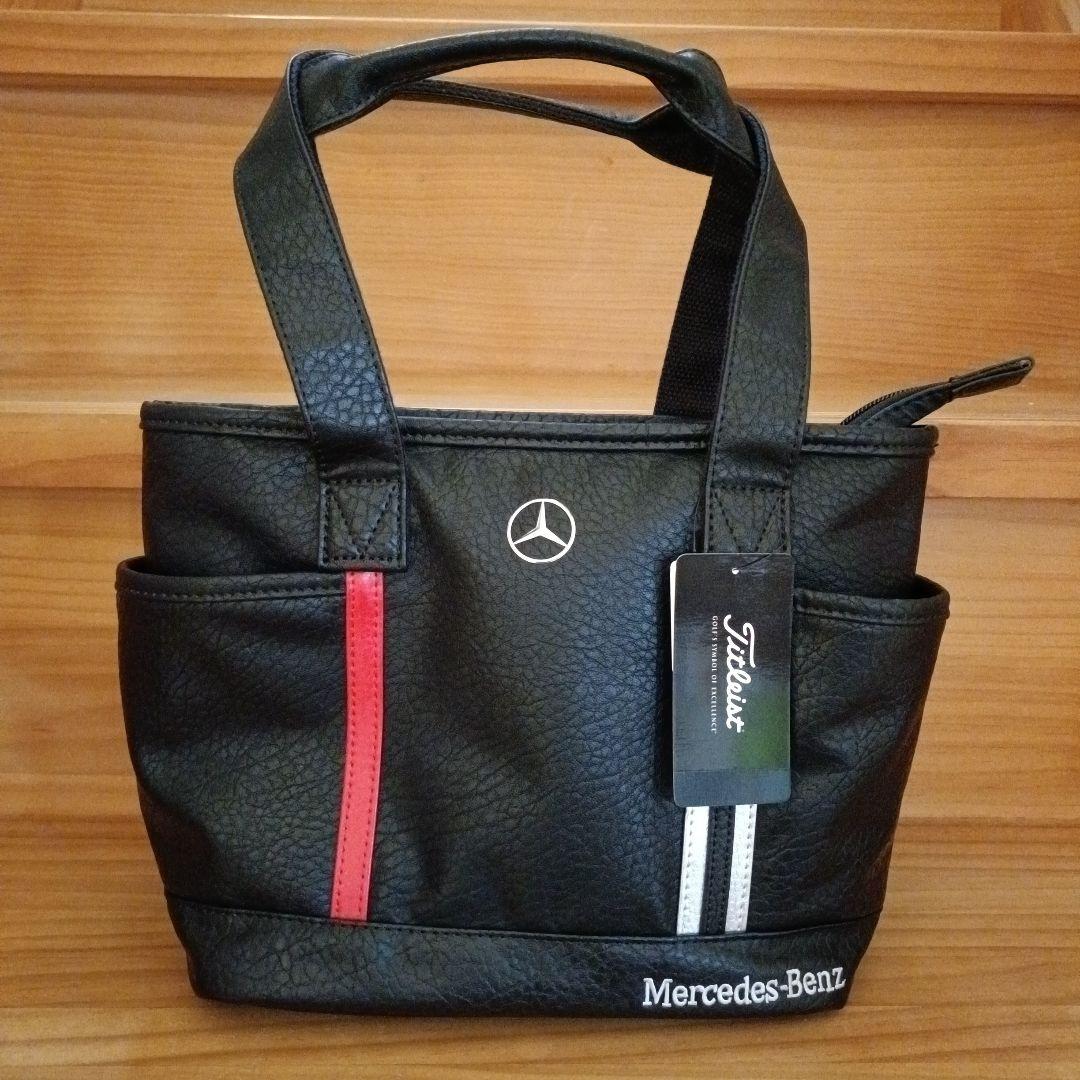 タイトリスト　ラウンドトートバッグ　メルセデスベンツ　ブラック