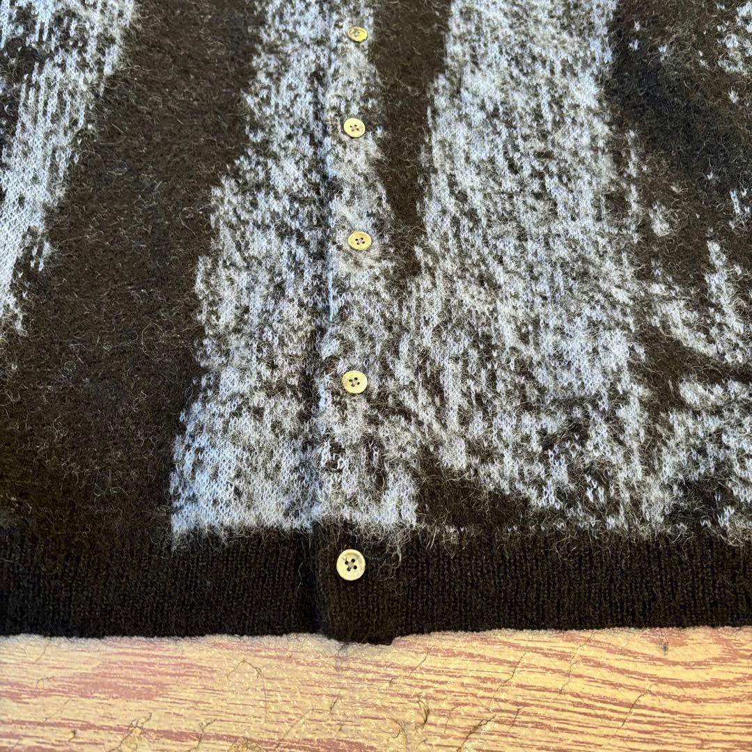 【美品】YOKE ジャガードモヘヤカーディガン