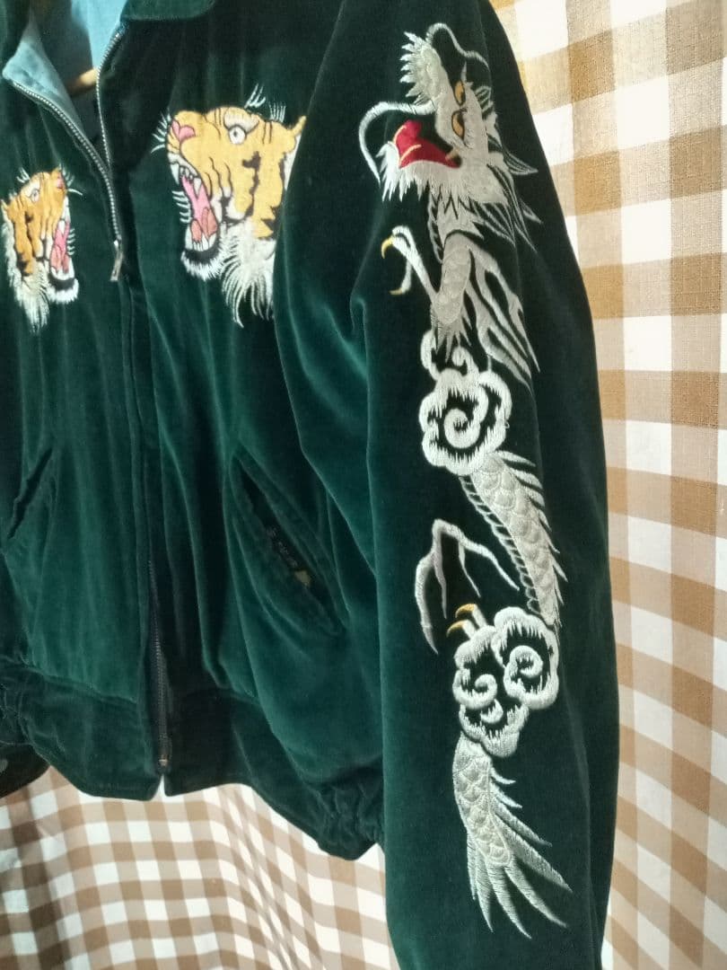 テーラー東洋 リバーシブル スカジャン 別珍　Mサイズ