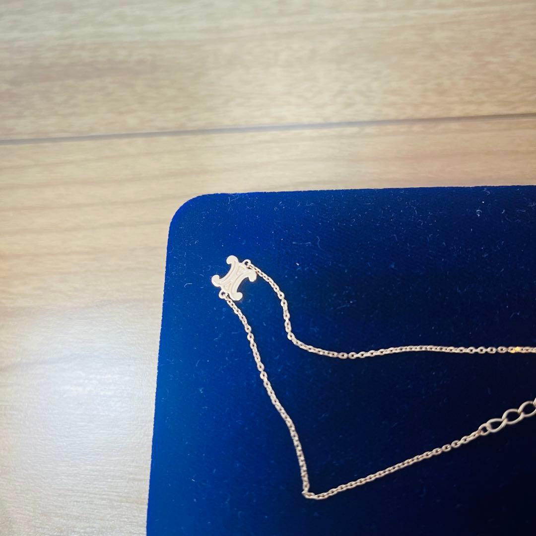 セリーヌ k10 ブレスレット ダイヤモンド　ピンクゴールド トリオンフ