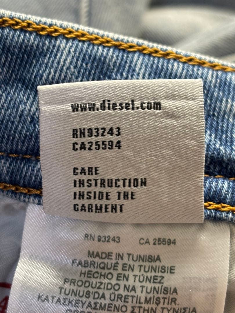 新品未使用タグ付 DIESELディーゼル スリムデニムパンツ アンクル丈W27