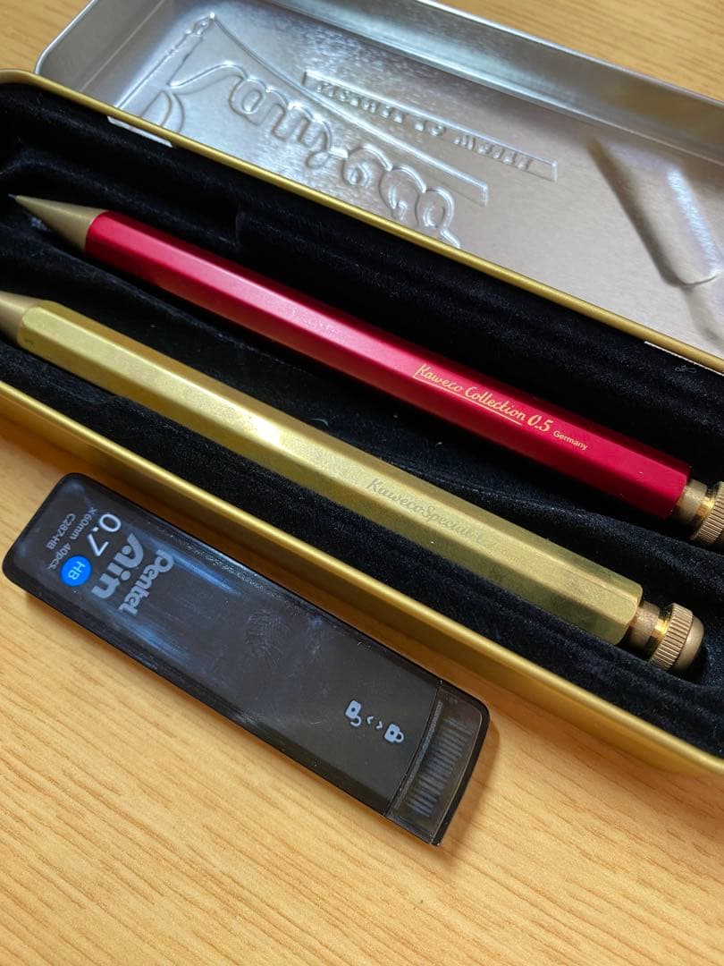 激安Kaweco シャープペンシル レッド0.5 カヴェコスペシャルプラス0.7